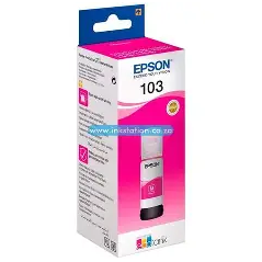 Bouteille d encre Epson103 EcoTank Magenta  / 7500 pages/ L3110, L3150, L5190[C13T00S34A]