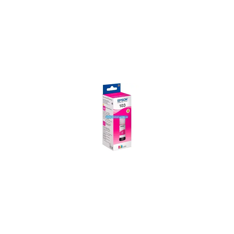 Bouteille d encre Epson103 EcoTank Magenta  / 7500 pages/ L3110, L3150, L5190[C13T00S34A]