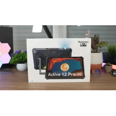 Tablette robuste avec projecteur 5G Blackview Active 12 Pro - et écran 11Pouce FHD, appareil photo MediaTek Dimensity 7300 108 MP et lampe de camping intégrée[BACT12P-12/256_BLK]