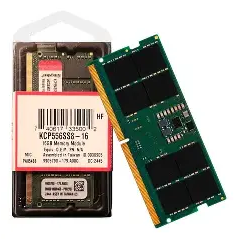 Memoire Kingston - DDR5 - module - 16 Go - SO DIMM 262 broches - 5600 pour Portable[KCP556SS8-16]