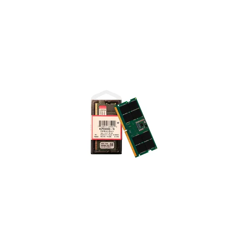 Memoire Kingston - DDR5 - module - 16 Go - SO DIMM 262 broches - 5600 pour Portable[KCP556SS8-16]
