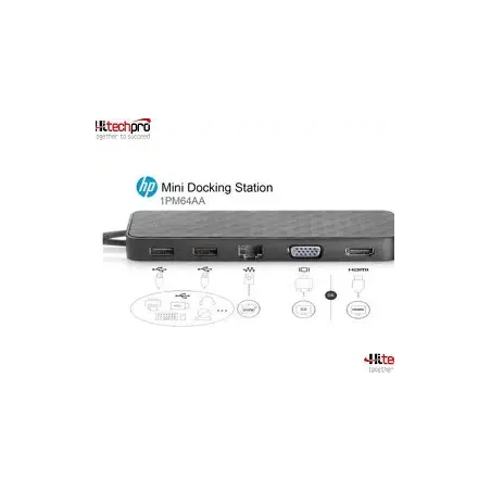 Mini Dock Station d accueil - USB-C - GigE HP USB-C[1PM64AA]