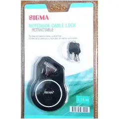 câble antivol a clé pour Notebook SIGMA SCL 10[SCL10]
