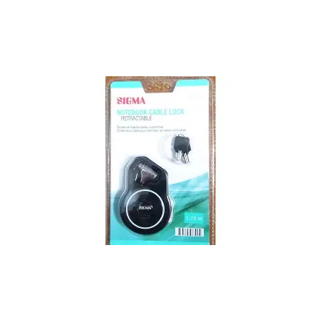 câble antivol a clé pour Notebook SIGMA SCL 10[SCL10]