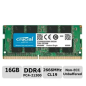 Barrettes de RAM CRUCIAL SODIMM 4GO  DDR4 SODIMM DR4 2666 MT/s PC4-21300 CL19 SR x8 260pin ordinateur Portable[CT4G4SFS8266]
