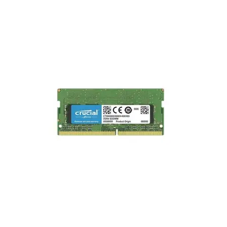 Barrettes de RAM CRUCIAL SODIMM 4GO  DDR4 SODIMM DR4 2666 MT/s PC4-21300 CL19 SR x8 260pin ordinateur Portable[CT4G4SFS8266]