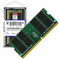 Mémoire Kingston DDR4 -  4 Go - SO DIMM 260 broches - 3200 MHz / PC4-25600 - CL22 - 1.2 V - mémoire sans tampon - non ECC[KCP432SS6/4]