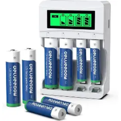 Chargeur batteries 1.2V Aa/AAA  4 accus Lr06/AA[U0244923]