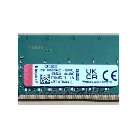 Mémoire  8Go DDR4 PC4-21300 pour PC[KCP426NS8/8]