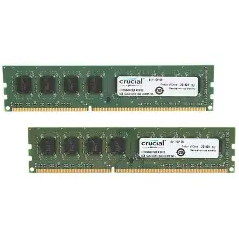 Memoire RAM CRUCIAL 16Go (2 x 8Go) SODIMM -DDR3 PC3-10600 -pour portable[CRUTIAL-CT2CG3S160BMCEU.]