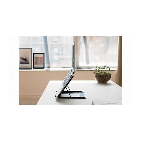 Support pliable en acier pour ordinateur portable/tablette avec 5 positions de réglage[DA-90368]