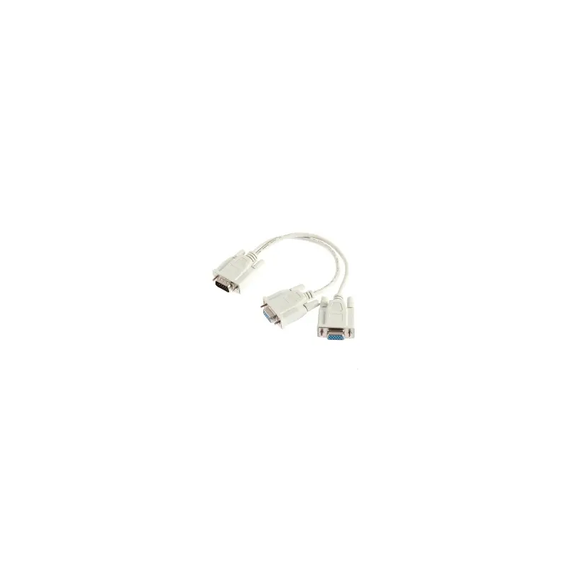 Cordon  VGA male vers 2 x  VGA   femelle 0.3m DACOMEX[224102]