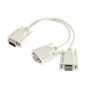 Cordon  VGA male vers 2 x  VGA   femelle 0.3m DACOMEX[224102]