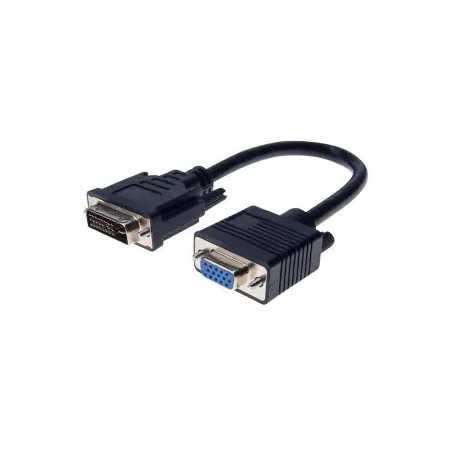 Cordon  DVI-I  male vers 2 x VGA femelle 0.30m[224100]
