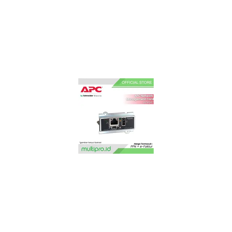 Carte de Management Reseau  Pour Onduleur APC UPS, 3-Phase[AP9547]