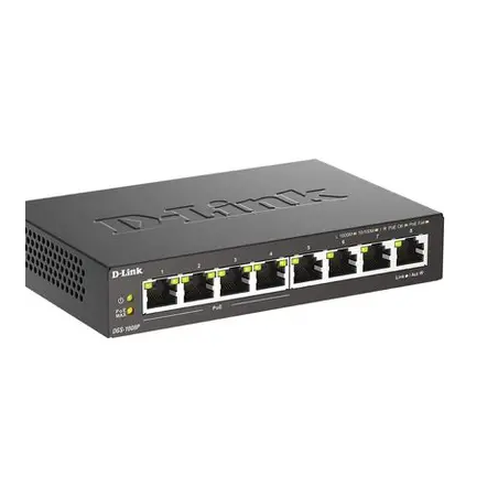Switch D-Link 8 Ports  10/100/1000 POE DGS1008P[DGS1008P]