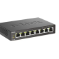 Switch D-Link 8 Ports  10/100/1000 POE DGS1008P[DGS1008P]