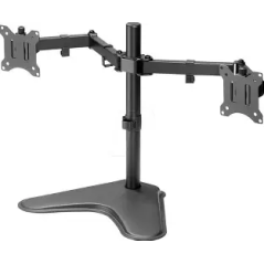 Support Double Ecran  15-32 Pouce, 2x 8 kg (max.), black/ Réf: DA-90401