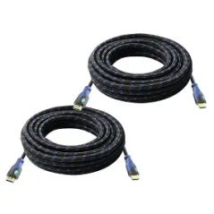 Câble HDMI High Speed connection cable, type A, w/ a M/M, 30.0m, 4K@30Hz, gold, bl