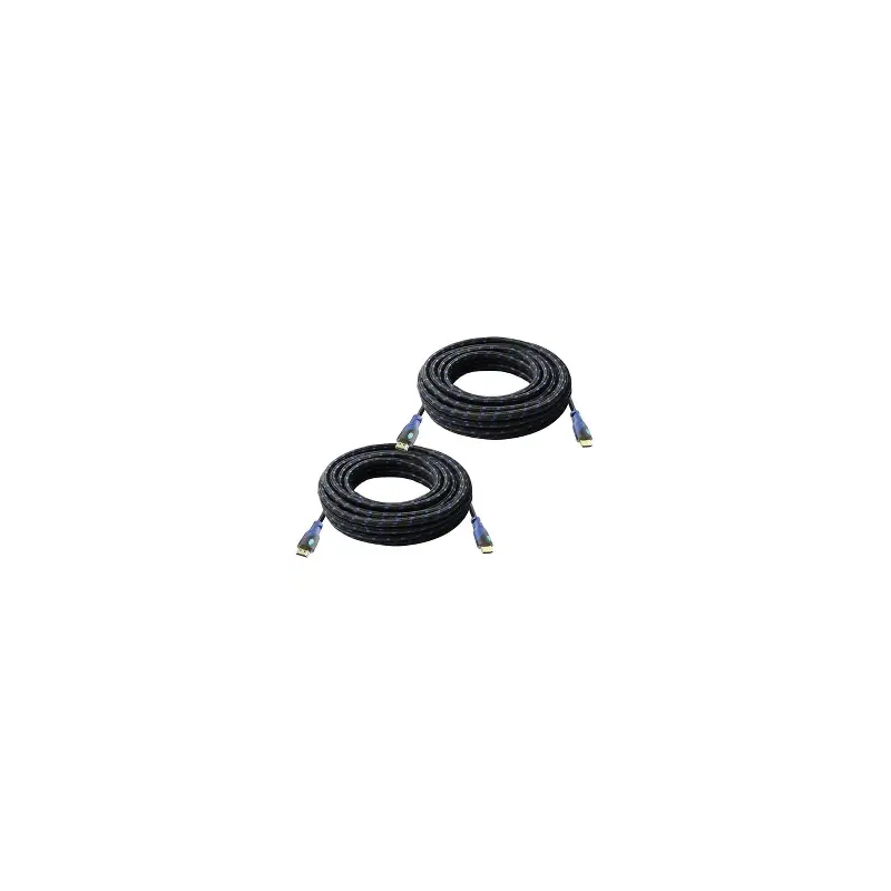 Câble HDMI High Speed connection cable, type A, w/ a M/M, 30.0m, 4K@30Hz, gold, bl