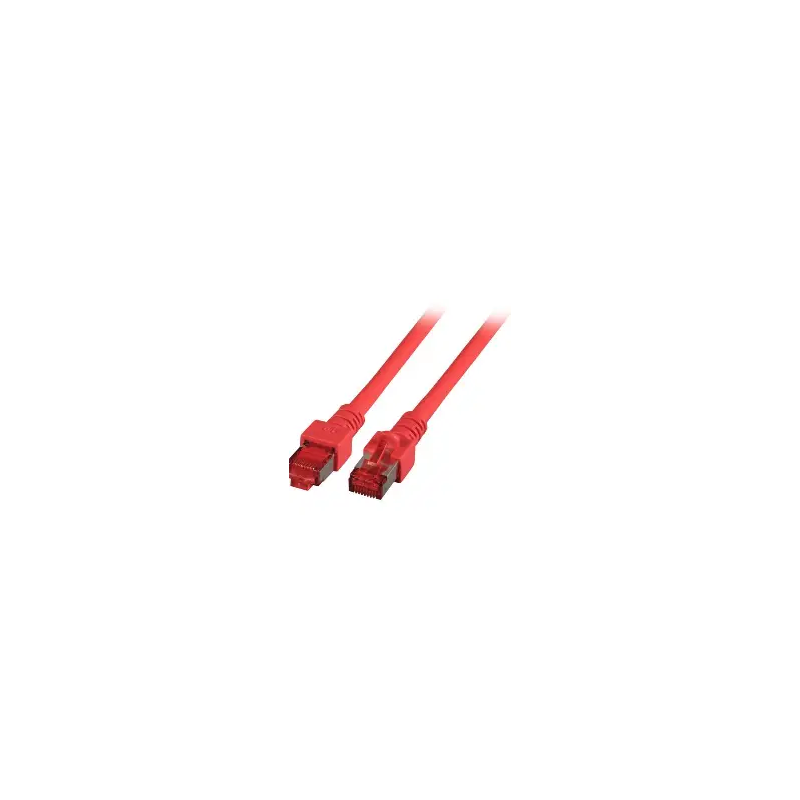 Cordon de brassage CAT6 S-FTP 1 m Rouge
