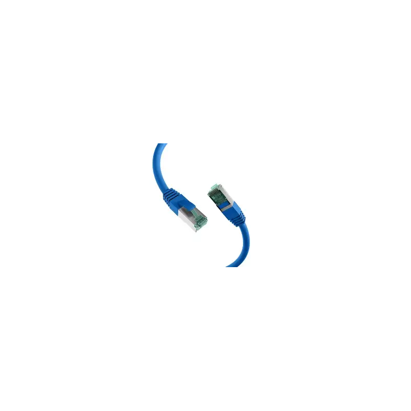 Cordon de brassage CAT6 S-FTP 0.5m Bleu[DK-1644-005/B]