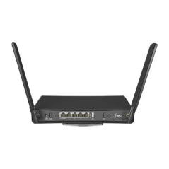 Routeur MikroTik Mikrotik hAP ax³ sans fil Gigabit Ethernet Bi-bande (2,4 GHz / 5 GHz) Noir[C53UIG5HPAXD2HPAXD]