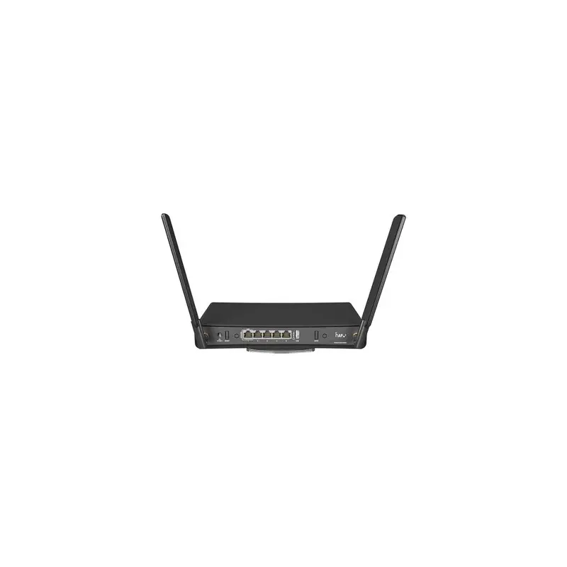 Routeur MikroTik Mikrotik hAP ax³ sans fil Gigabit Ethernet Bi-bande (2,4 GHz / 5 GHz) Noir[C53UIG5HPAXD2HPAXD]