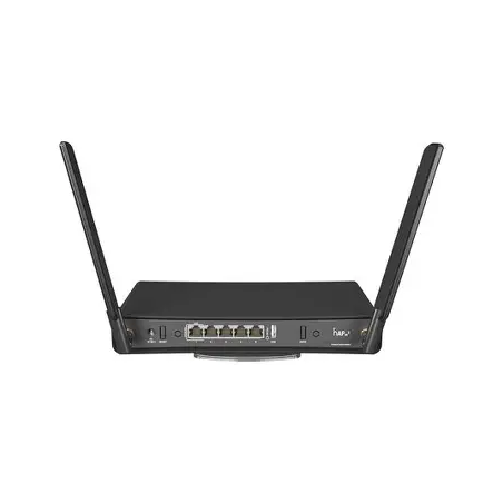 Routeur MikroTik Mikrotik hAP ax³ sans fil Gigabit Ethernet Bi-bande (2,4 GHz / 5 GHz) Noir[C53UIG5HPAXD2HPAXD]