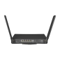 Routeur MikroTik Mikrotik hAP ax³ sans fil Gigabit Ethernet Bi-bande (2,4 GHz / 5 GHz) Noir[C53UIG5HPAXD2HPAXD]