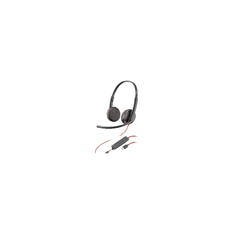Casque Poly Blackwire 5220 Stereo USB-C Headset 3.5 mm Plug  USB[8X231AA]