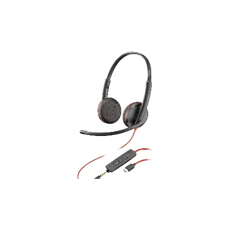 Casque Poly Blackwire 5220 Stereo USB-C Headset 3.5 mm Plug  USB[8X231AA]