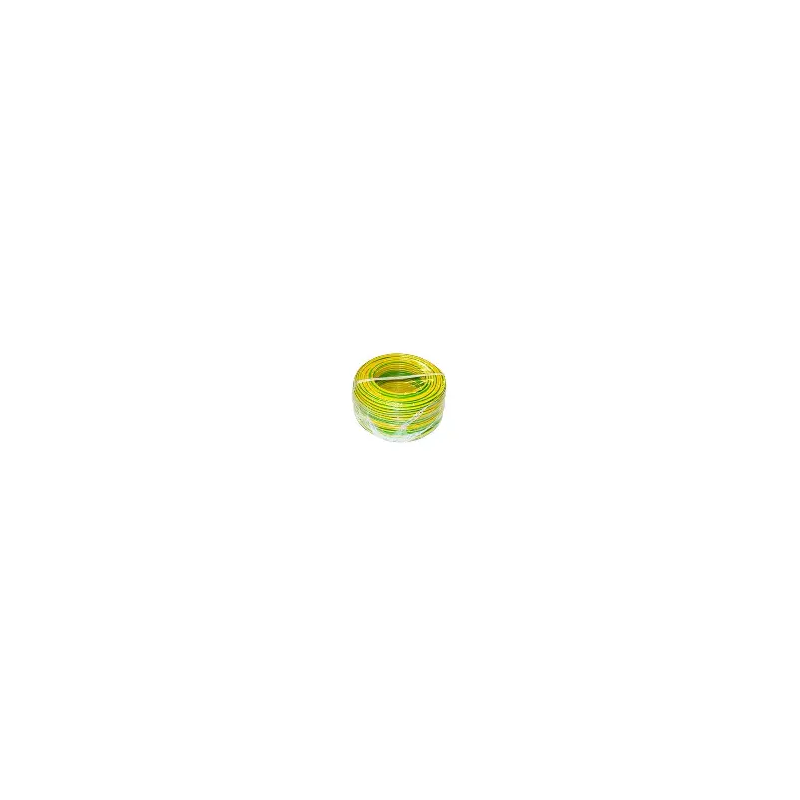 Cable electrique souple H07V-K 10 mm² Vert/Jaune (100 mètres)[FILHO7VK10VJ]