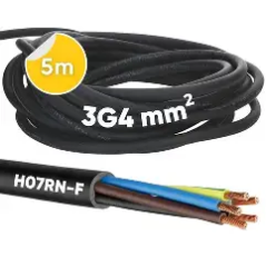 Cable electrique souple industriel H07RNF 5G10TGL[FILH07RNF5G10TGL]