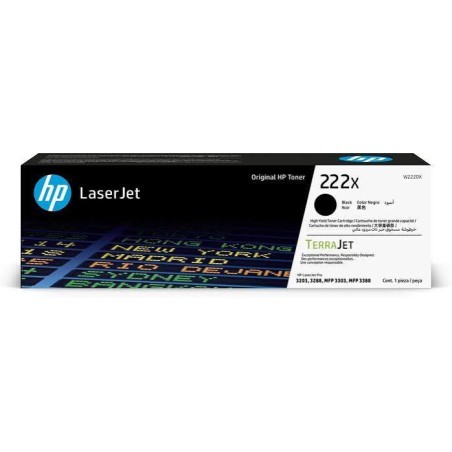 Toner HP LasetJet 222X Noir 3200 pages[W2220X]