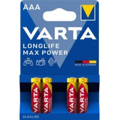 Piles Alcalines AAA / LR03 Varta LongLife Power Pack de 12[4008500000000]