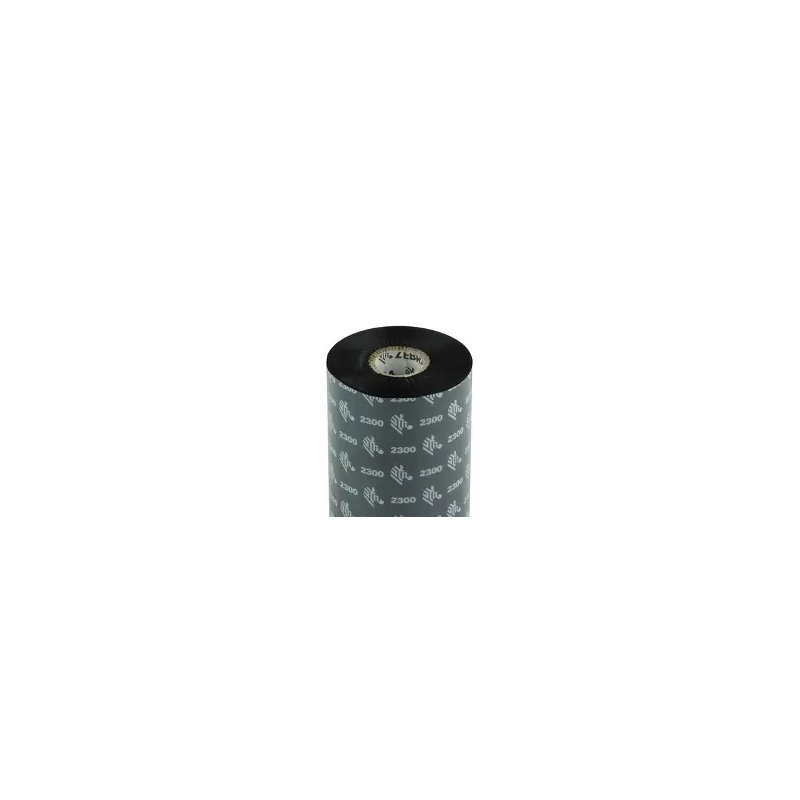Ruban Zebra 2300, Cire, 102mm, 450m Référence :02300BK10245 carton de 12[02300BK10245]