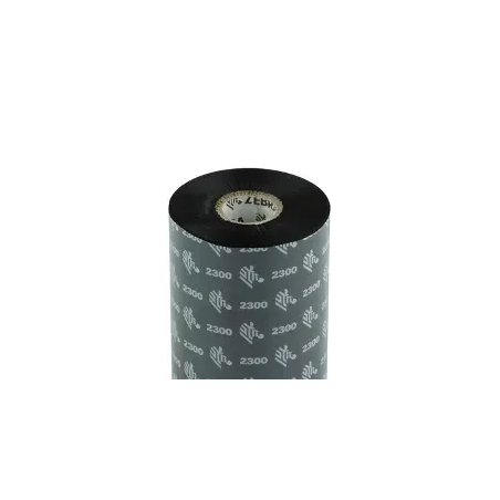 Ruban Zebra 2300, Cire, 102mm, 450m Référence :02300BK10245 carton de 12[02300BK10245]
