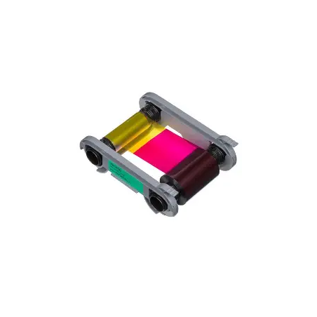 Ruban Evolis Badgy Couleur (cyan, magenta, jaune, noir, transparent) - cassette à ruban d'impression