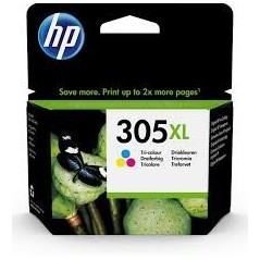Cartouche HP 305X LCouleur  High Yield Original Ink Cartridge[3YM63AE]