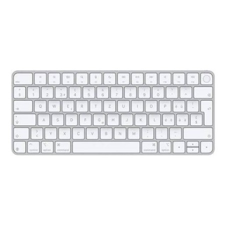Apple Magic Keyboard with Touch ID and Numeric Keypad Clavier - USB-C - sans fil - Bluetooth - AZERTY - Français - clés blanches[MXK73F/A/]