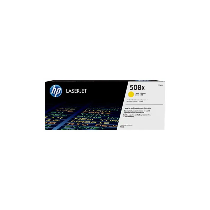 Toner HP Laser 508X High Yield Yellow[CF362X]