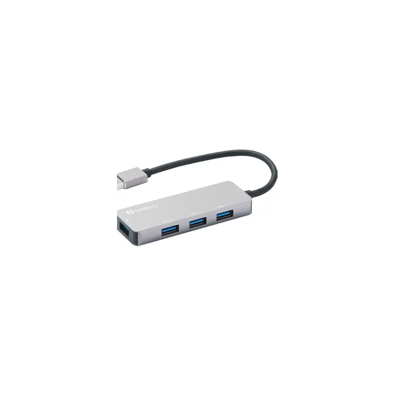 Hub Sandberg USB-A 1xUSB3.0+3x2.0 SAVER[333-67]