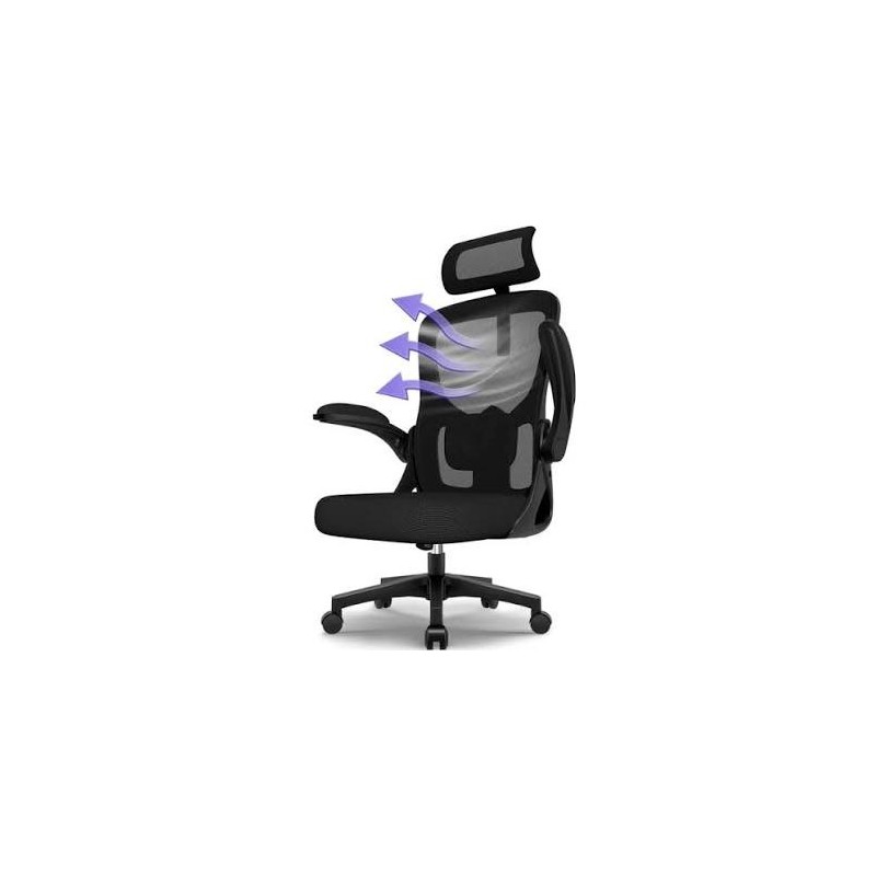 Fauteuil de bureau HIAZURM Soutien 3 zones XL avec assise réglable en hauteur[U17179866]