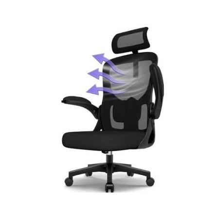 Fauteuil de bureau HIAZURM Soutien 3 zones XL avec assise réglable en hauteur[U17179866]