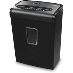 Destructeur de Documents Hama Broyeur de Papier Premium M8, 8 à 9 Feuilles à la Fois,  Peut déchiqueter Les Cartes de crédit et agrafes[Hama Broyeur de Papier]