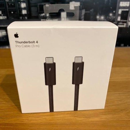 Apple Thunderbolt 4 Pro Câble Thunderbolt - 24 pin USB-C (M) pour 24 pin USB-C (M) - USB 3.2 / USB4[MW5J3ZM/A]