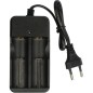 Vhbw chargeur de piles 2 slots pour batteries Ni- Cd , NiMH, Li-ion-chargeur micro-USB[NiMH]