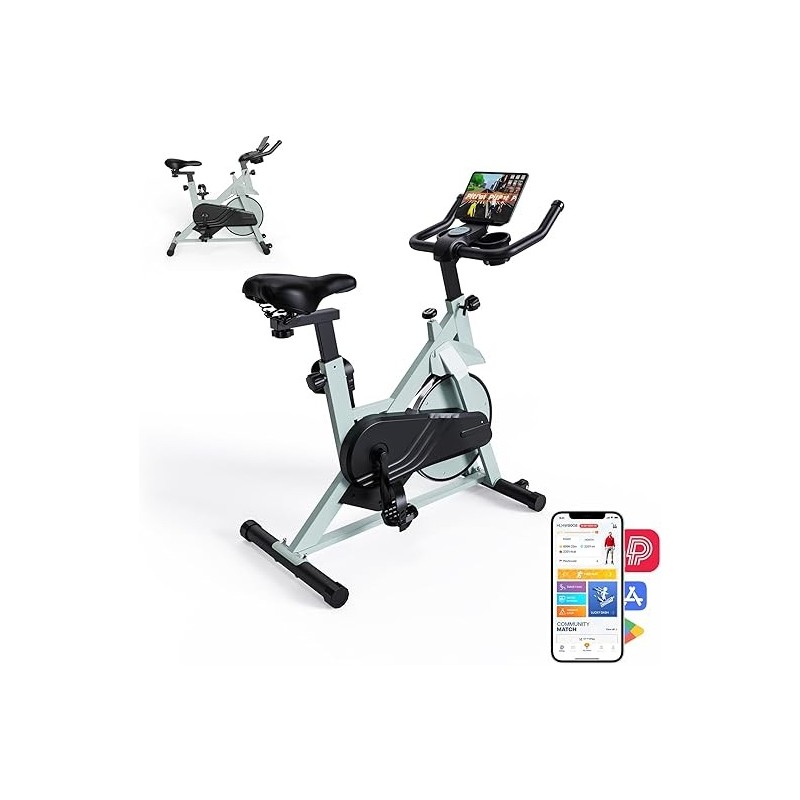 Vélo d''exercice, Vélo d''intérieur Silencieux avec écran LCD, Vélo[VELOINTERIEUR]