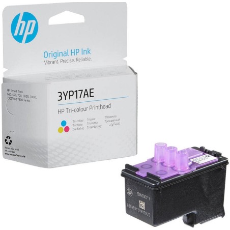 Tete d impression HP 3YP17AE Tri-Color pour HP Smart Tank Plus 670/675